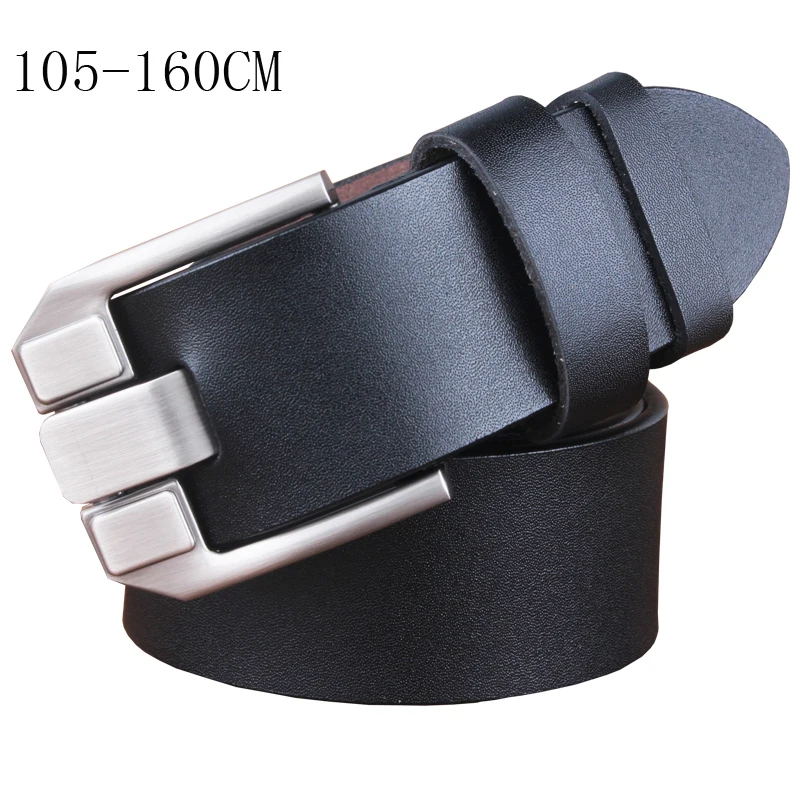 Accessories For Men wide Leather Belt Waistband Stylish  Menvuitt luxury brand punk belt  fat people plus big size140 150 160cm