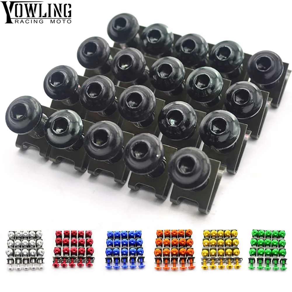 

20 PCS Screws Motorcy Accessorie Fairing Bolt Screw Fastener for aprilia RSV4/RSV4 FACTORY BMW S1000RR R1200GS ADVENTURE F700GS