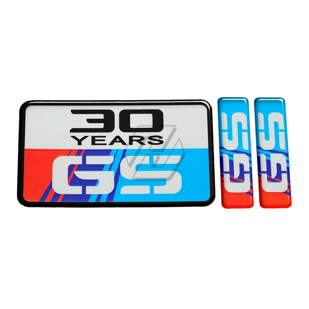 Pegatinas de almohadilla de tanque de aniversario para BMW GS Decal, F850GS, R1200GS, F650GS, F800GS, F700GS, F750GS, G310GS, 30 años, GS