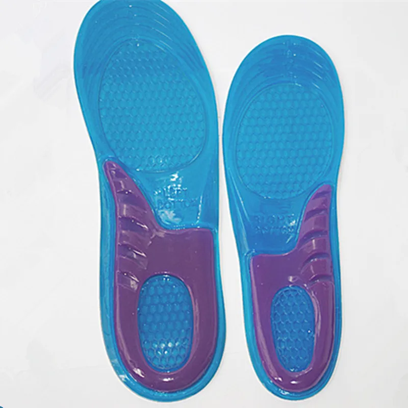 Silicone Gel Insoles Man Women Insoles orthopedic Massaging Shoe Inserts Shock Absorption Shoepad