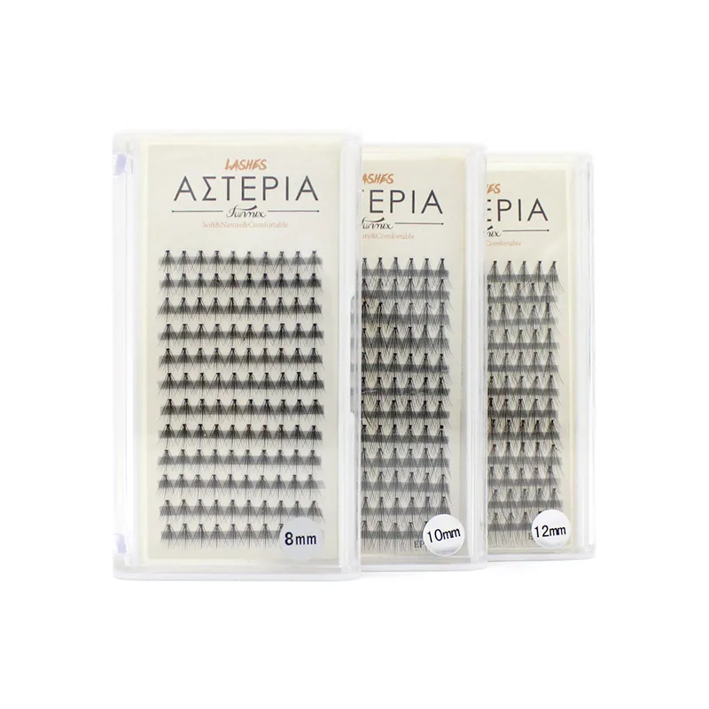 ขนตาปลอมแบบเส้นต่อเส้น 120 ชิ้น ความหนา 0.1 ซม. เนื้อนุ่ม คล้ายขนมิงค์ ขนตาปลอมแบบเส้นต่อเส้น