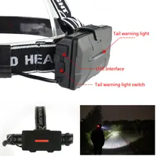 USB Headlamp with Multiple LEDs and Charger #6