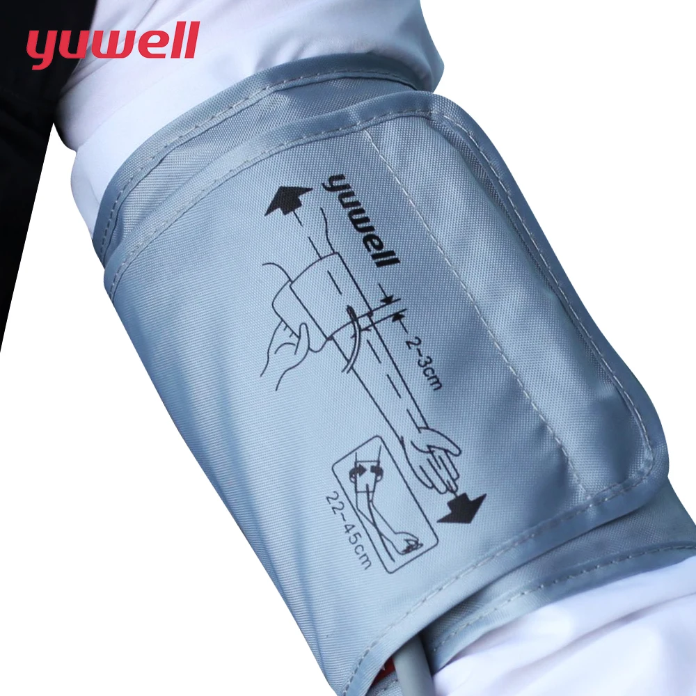 YUWELL 22-45cm cuff tonometer blood pressure cuff for arm blood pressure monitor meter sphygmomanometer medical equipment