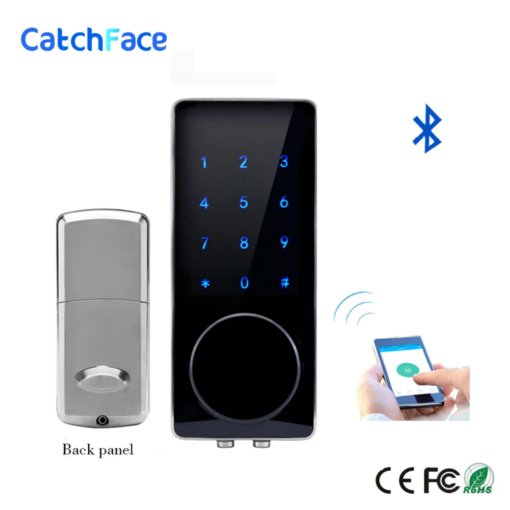 

Electronic Digital Door Lock Zinc Alloy Bluetooth Control Door Lock with Wifi Safe Deadbolt Door Lock Keyless Door Smart Lock