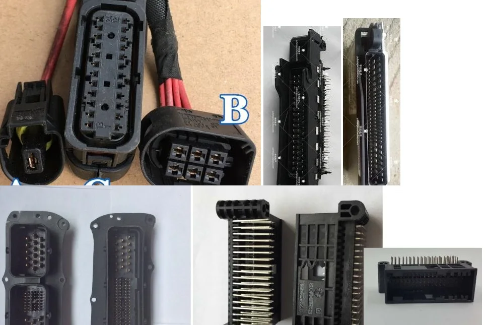 1PCS Automotive Connectors PCT-GF30 PCB 54PIN Automotive Computer Board ECU 54 Pin    1924342-1 55PIN  88PIN