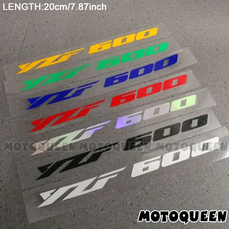 Reflective Motorcycle Wheels Fairing Helmet Tank Pad Decoration Logo Accessories Stickers Decals For YAMAHA YZF600 YZF 600 R6