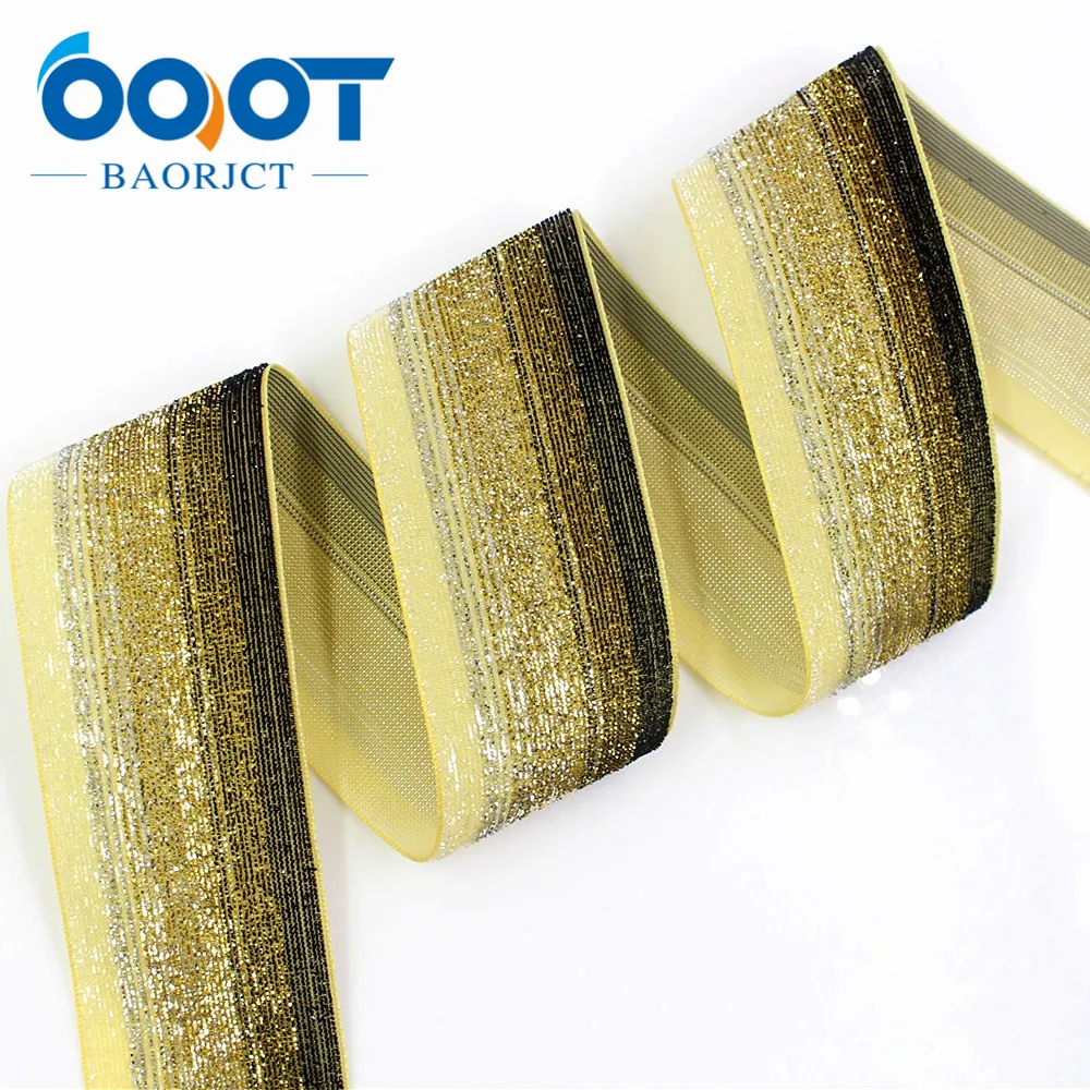 OOOT BAORJCT G-18514-202,38 mm 10 yards solid Green onions Ribbon,DIY handmade headdress accessories material,Hair decoration