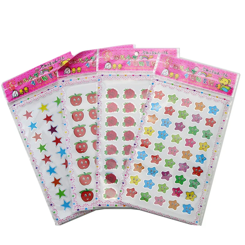 

10 шт./партия, детские наклейки «Счастливая звезда»