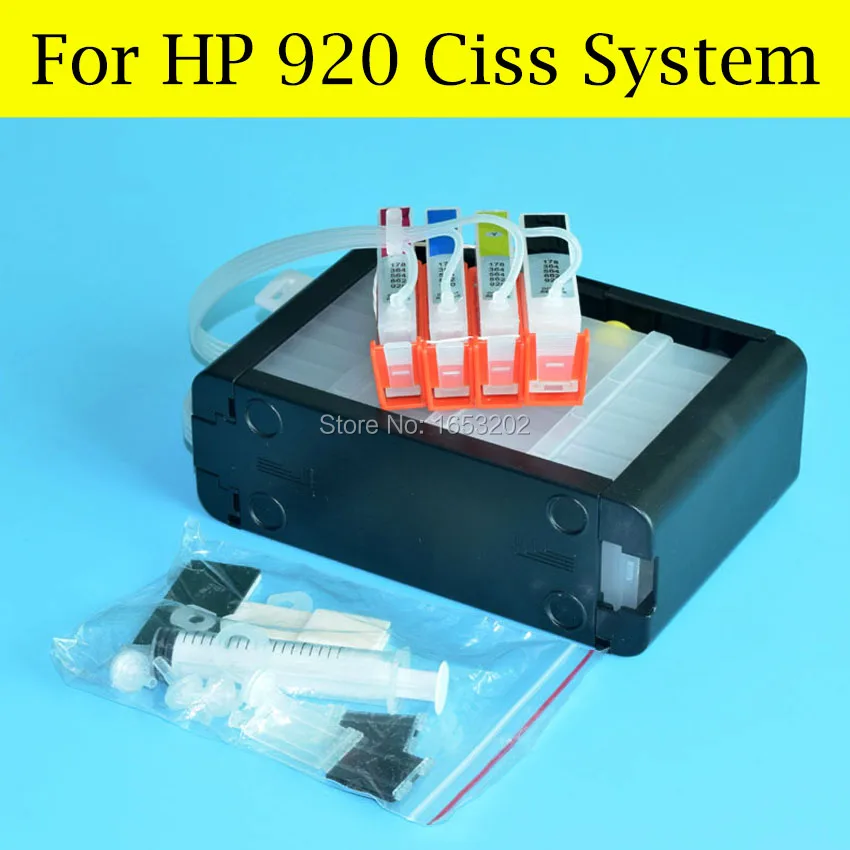 Novo!! Sistema de impressora ciss com chip arc, compatível com hp 920, hp officejet e609a e609n e709a e709c e709q e709n e710n e809a e809b e910a