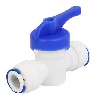 

3/8" Straight Tube Quick Connect Shut-Off Ball Valve for RO Water Flitter