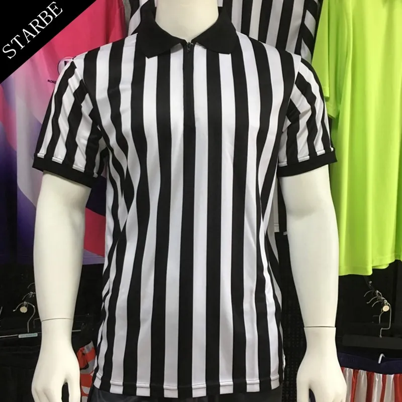 Soccer Jersey 100% Polyester Uniform Adults Football Referee Uniform