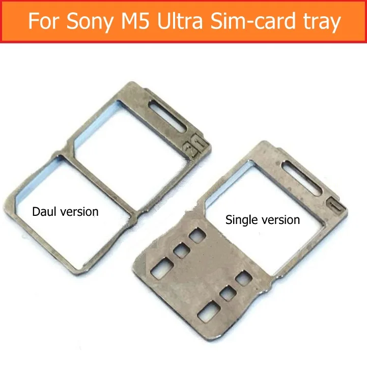 Genuine Sim Card Slot Tray for Sony Xperia M5 E5603 E5606 E5653 Sim Card Tray Holder for Sony M5 ultra sim card reader holder