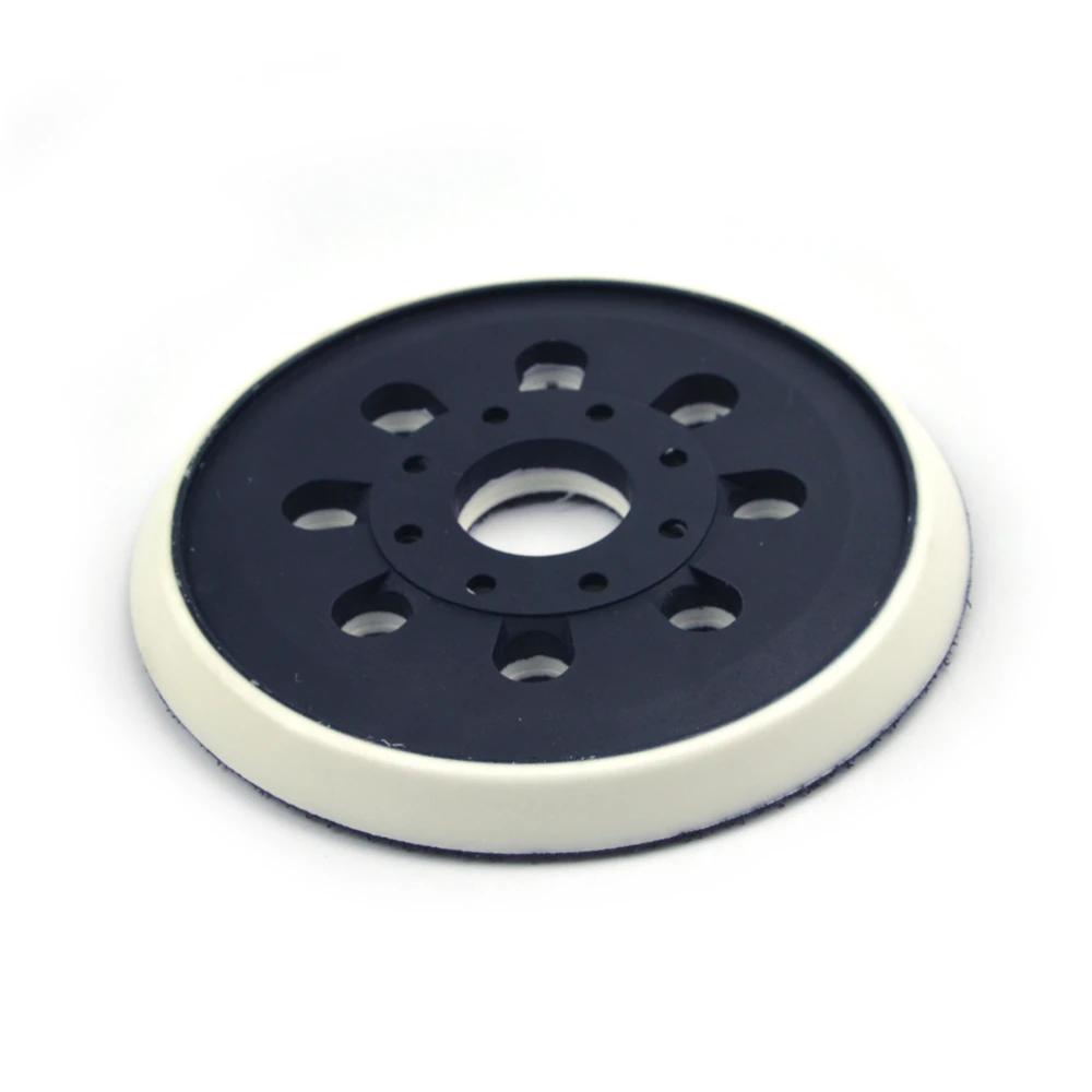 POLIWELL 5 inch 125 mm 17 Holes Backing Pad Hoop & Loop Sanding Pads for Sanding Disc Holder Dust Free Electric Power Sander Pad