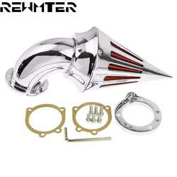 Motorcycle Chrome Spike Air Cleaner Intake Filter Kit For Harley Sportster XL 1200 883 48 72 Forty Eight Seventy Two Custom