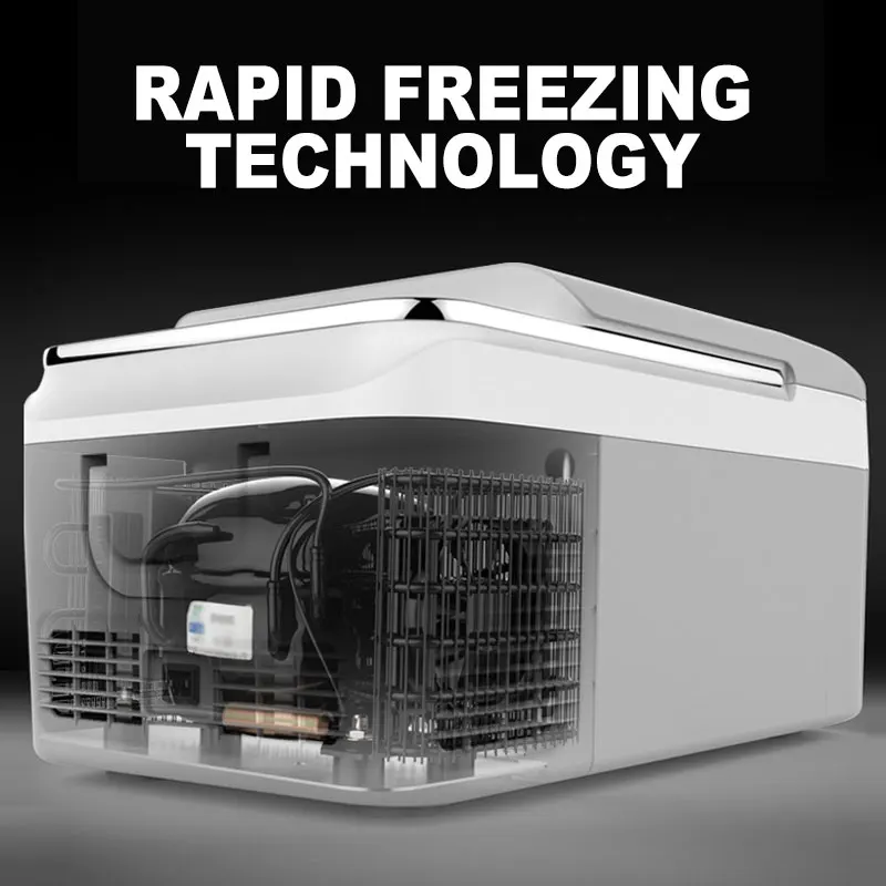 26L Household Fridge Refrigerator Big Capacity Home Freezer Compressor Fridge Refrigeration Freezer DC12V/220V Icebox