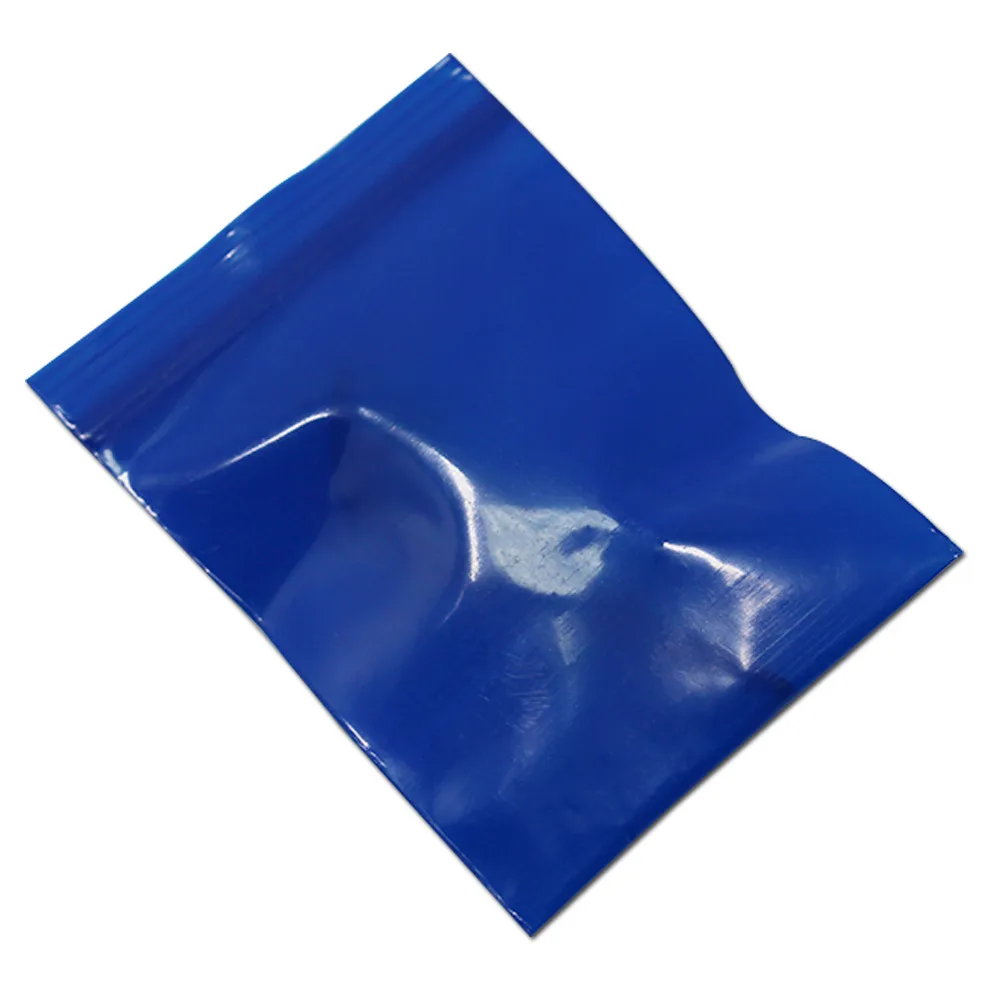 

DHL 4000Pcs Blue PP Plastic Zipper Top Reclosable Grocery Storage Pouch For Jewelry Crafts Packing Ziplock Bag Mini Package Bag