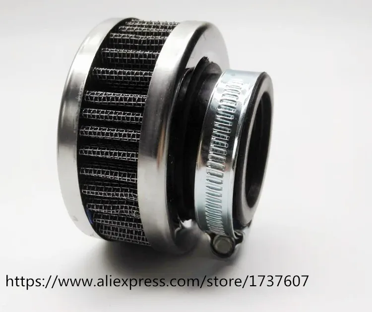 1pcs Stainless Ring Motorcycle Air Filter 32MM 35MM 38MM 48MM 54MM 60MM Cleaner For SR400  CB550 CB750 Kawasaki KZ650