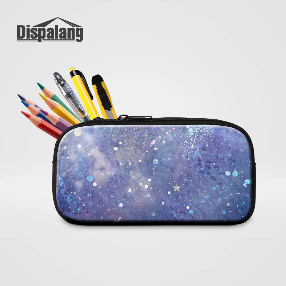 

Dispalang женский дорожный чехол для косметички Galaxy Stars с принтом Kawaii пенал для детей сумки для ручек для студентов