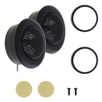 2pcs Black 800W YH-120 Car Horn Dome Tweeter Audio Loudspeaker Car Stereo Treble Speaker for Cars