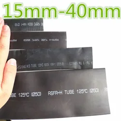 1 metro 2:1 Nero 15 millimetri 16 millimetri 18 millimetri 20 millimetri 22 millimetri 25 millimetri 28 millimetri 30 millimetri 35 millimetri 40 millimetri di Calore Tubo Termoretraibile Tubo Termoretraibile Filo Dropshipping