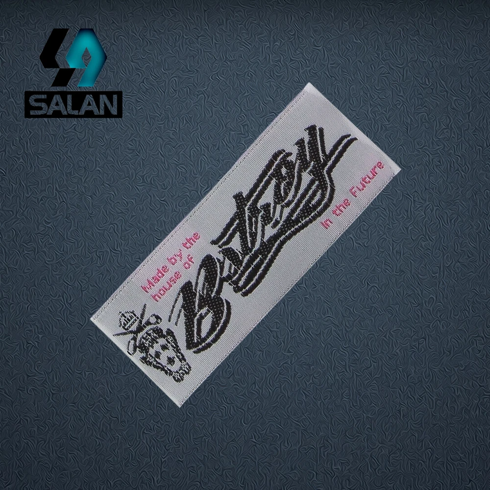 

free shipping high quality woven label clothing labels labels for clothing free design for your brand SPO17