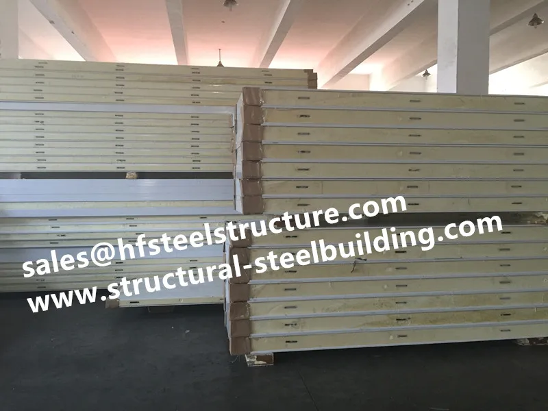 

Galvanized polyurethane sandwich panel width 950mm, insulation material for cold storage and freezer room pu panel price