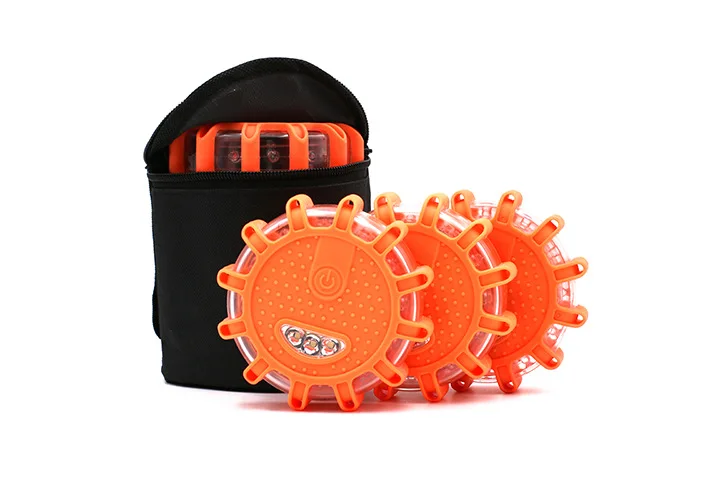 Led Emergency Warning Light 15 LED Waterproof Road Emergency Light LED Flare Safety Lamp for Roadside Warning Magnet Flashing