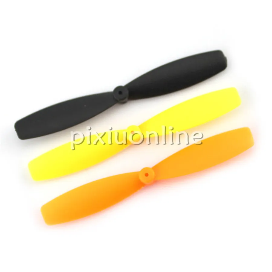 10pcs Sale J669b Length 55mm Orange/black/yellow Model Aircraft Propeller Axle Hole 1mm