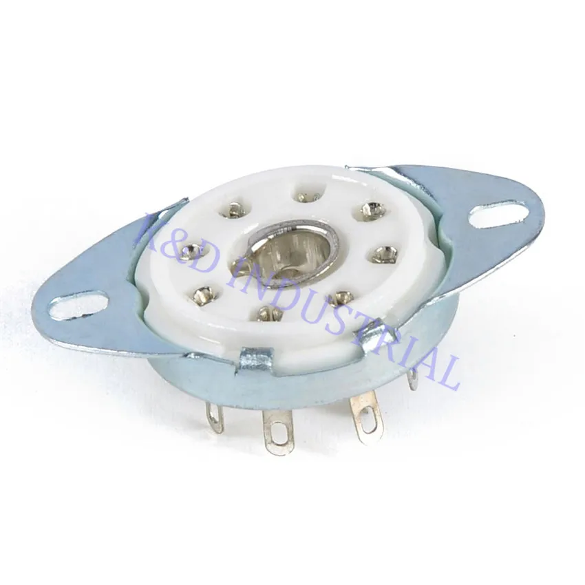 2 шт., 8-контактный восьмеричный керамический разъем для лоскутной трубки 5B254 1LA6 B8G, основание шасси, нижняя часть