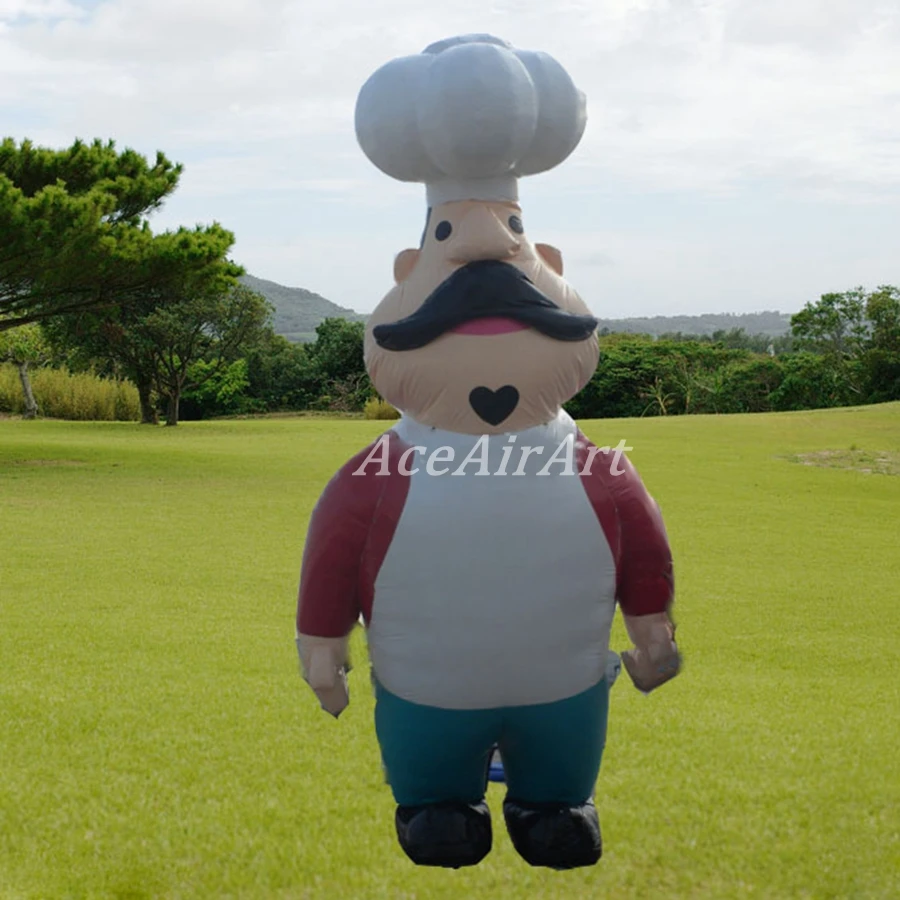 inflatable cook inflatable chef for restaurant advertising