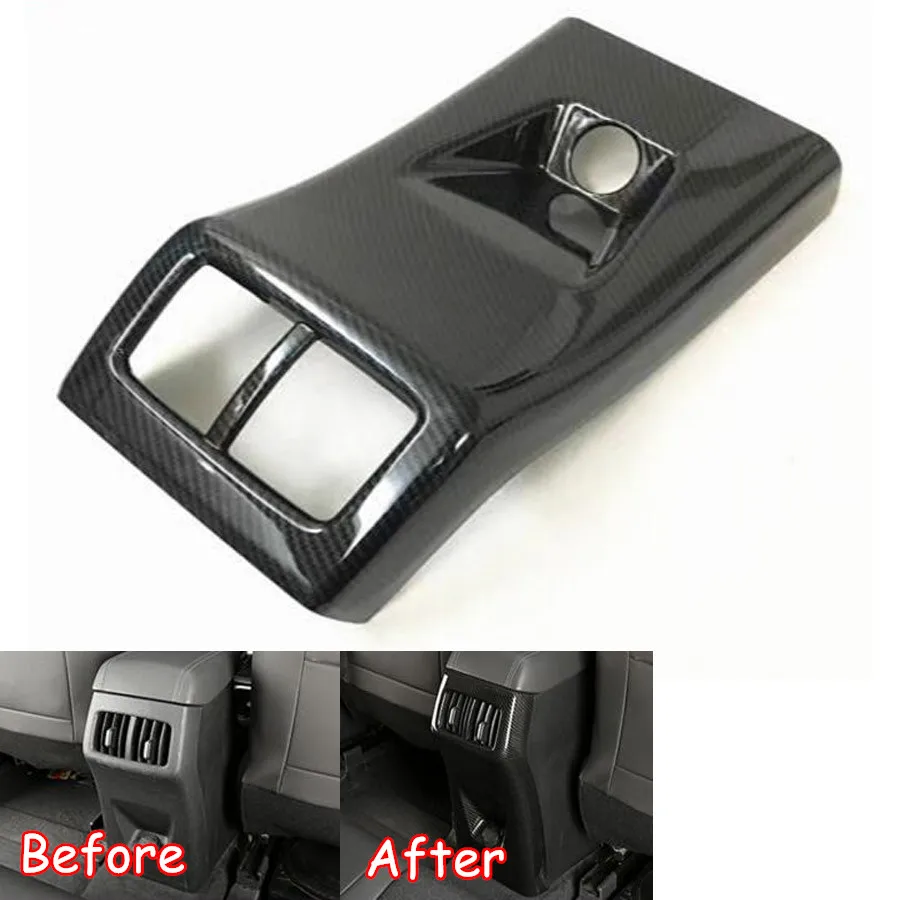 JXKaFa Car Interior Rear Air Outlet Vent Frame Cover Trim Styling Fit For Hyundai IX35 2018 ABS Accessories 2 Colors