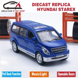 Scale Hyundai Starex Diecast Model Cars, Metal Mini Van, Kids Toys With Gift Box and Functions