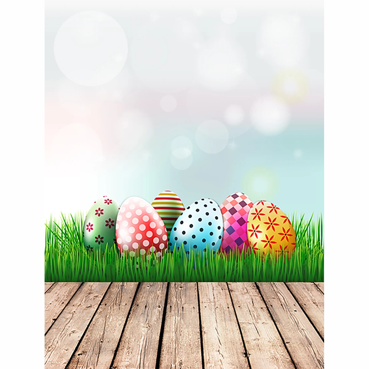 Allen alegria backdrops de vinil para fotografia ovo de páscoa ovo páscoa gramado foto fundo sem suporte