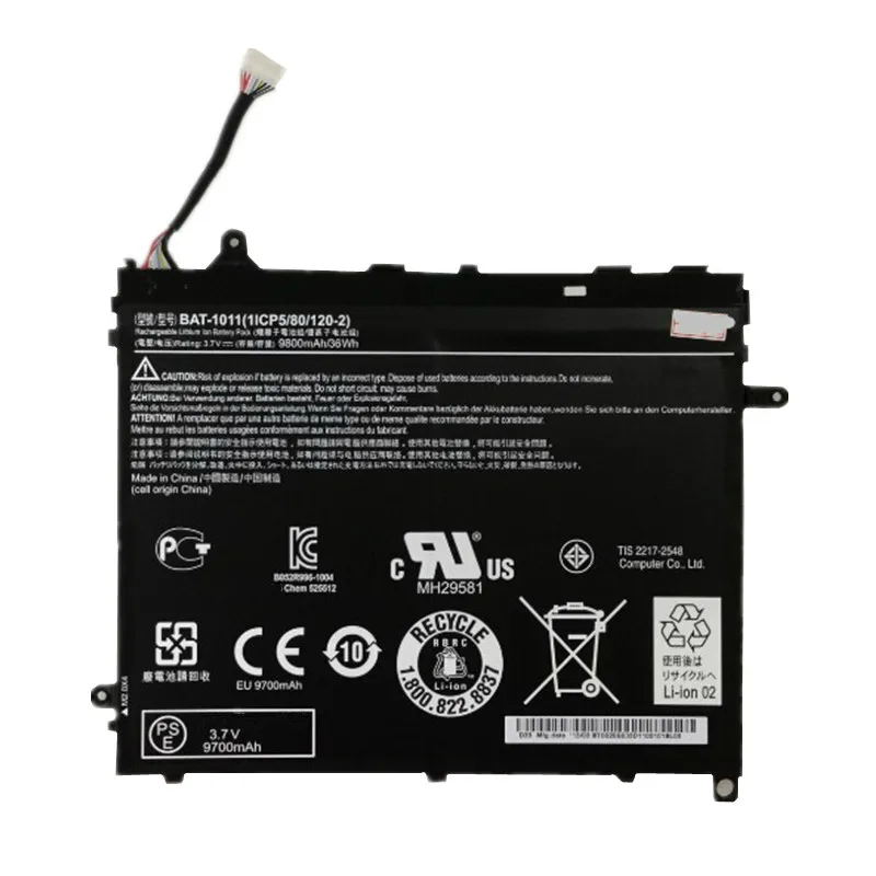 7XINbox BAT-1011 3.7V 37Wh Laptop Battery For Acer Iconia TAB A510 A51 A700 A701 Tablet Series BT.0020G.003 Notebook