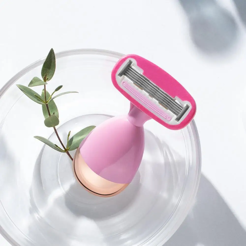 Youpin ZHIBAI DL2 الحلاقة اليدوية للنساء الجسم Ra zors شفرة الحلاقة سلامة الشعر سيدة Ra zor رئيس مع استبدال شفرات Ra زور #5