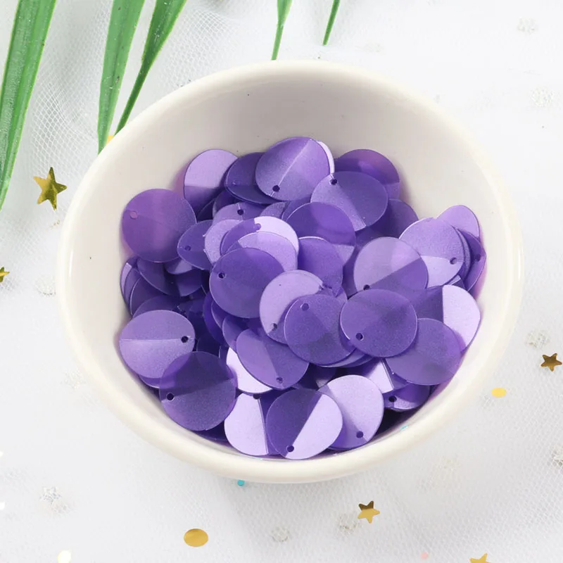 Lentejuelas plegables ovaladas con forma de ojo de caballo para manualidades, pegatinas de Paillettes sueltas esmeriladas, piezas Diy, copa de 12mm,