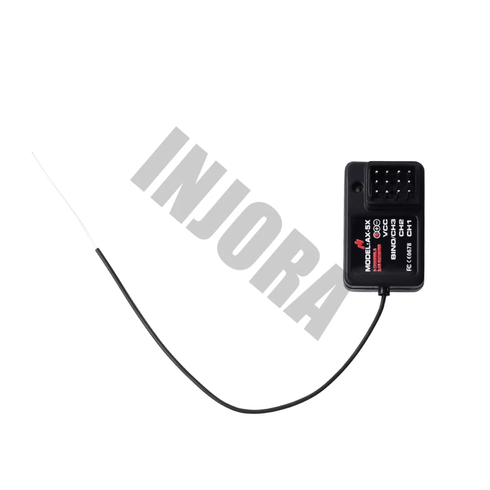 INJORA 2.4G 3CH RC Car Boat Receiver for AUSTAR AX5S RC Transmitter Controller