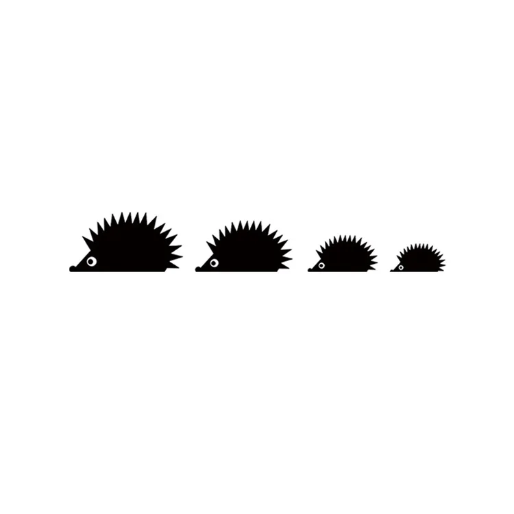 Kreative Igel-Wandaufkleber für Wohnzimmer, Kinderzimmer, Hintergrunddekoration, Wandbild für Heimdekoration, selbstklebende Tapete – Detail 7