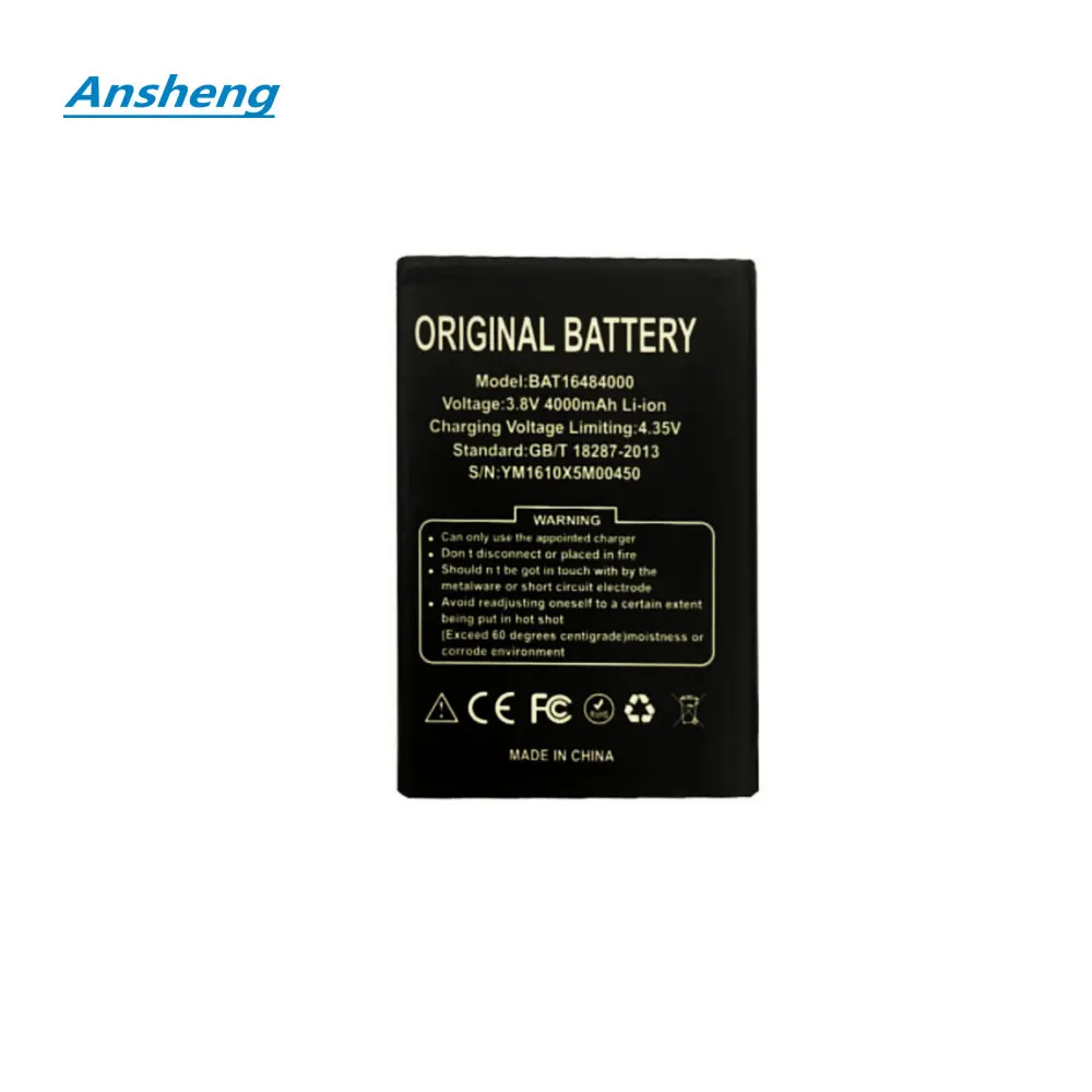 

Ansheng High Quality 4000mAh BAT16484000 battery for Doogee X5 Max X5Max Pro Smart phone