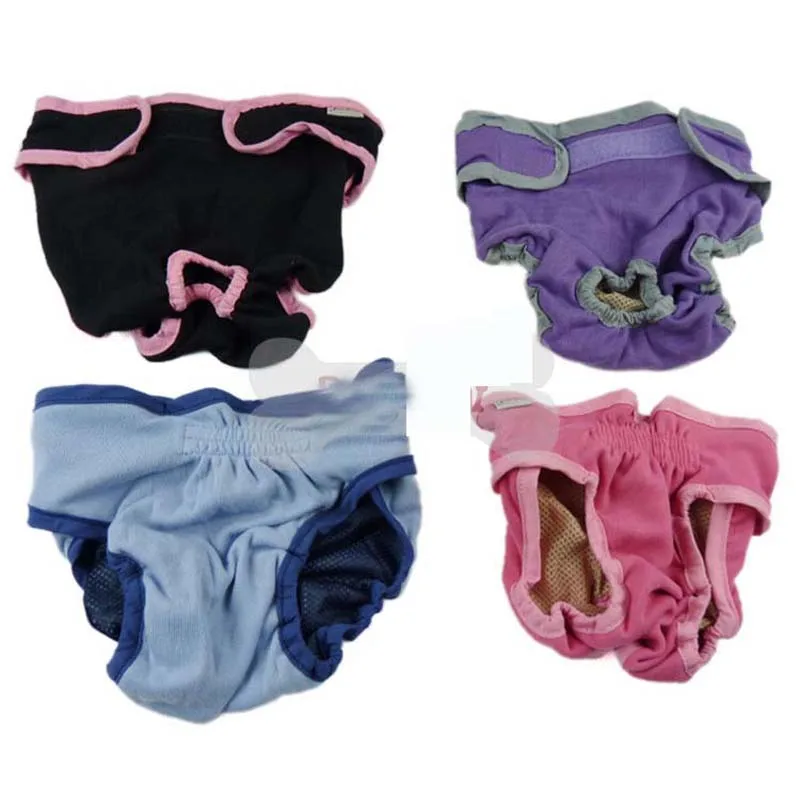 Cute Dog Diaper Panties Puppy Shorts Animal Designs Menstrual Sanitary Nappy Diaper