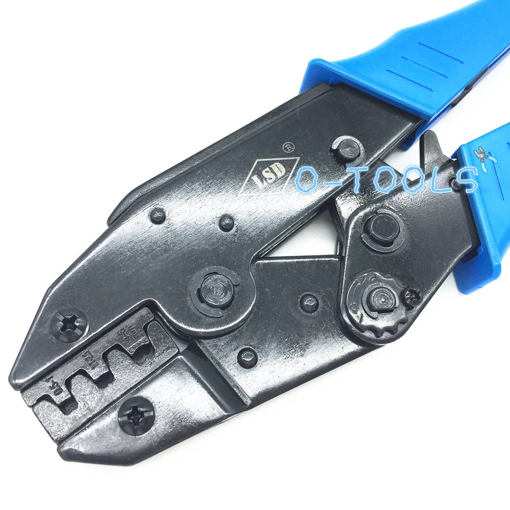 أداة العقص الطرفية LS-03BC لعلامات التبويب موصل نوع المكونات المفتوحة غير المعزولة 0.5-6mm2 أدوات كماشة يدوية