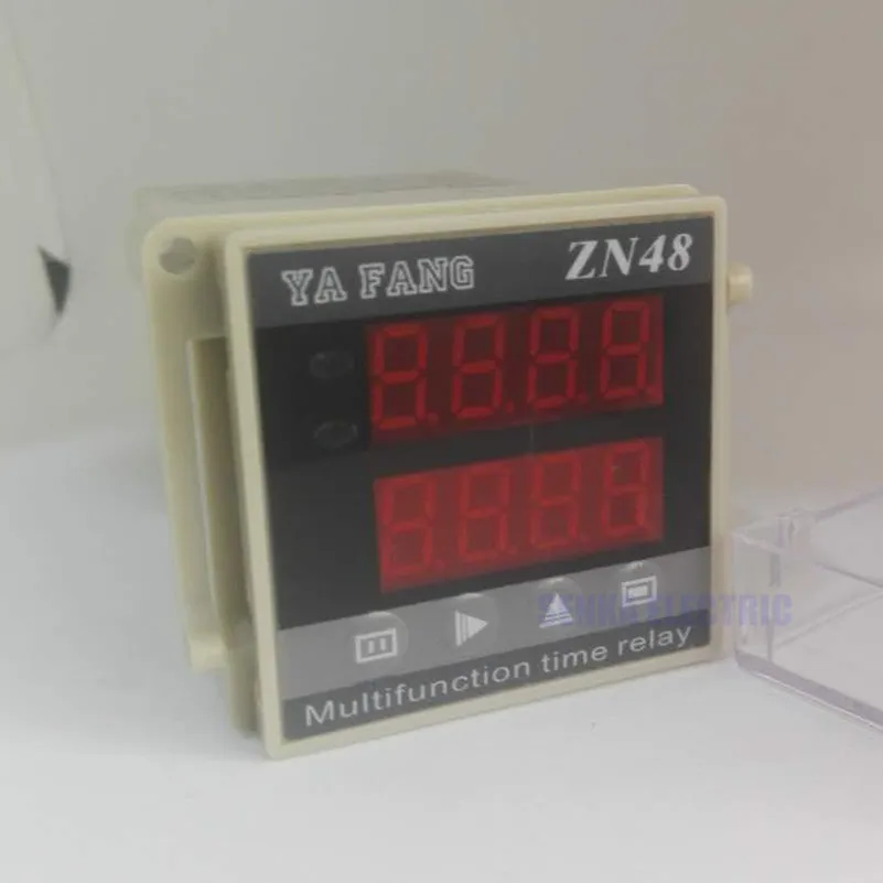 Multifunction Digital Time Relay Counter AC 220V 380V DC 24V 12V Timer Counting Relay