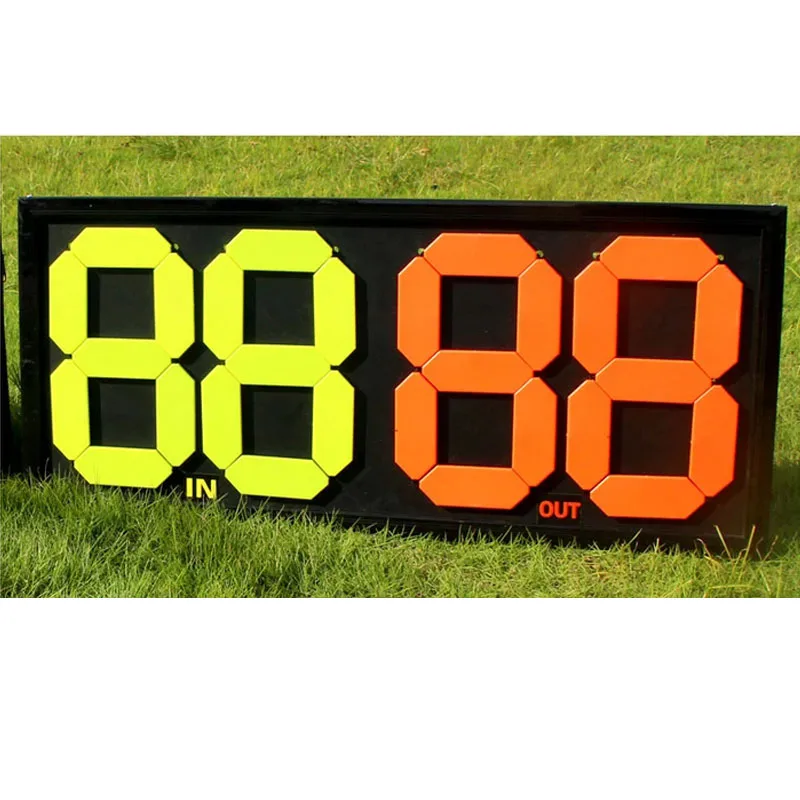 Gojoy Soccer substitute board 2 sides Football Substitution players plate Sports coaching Wholesale