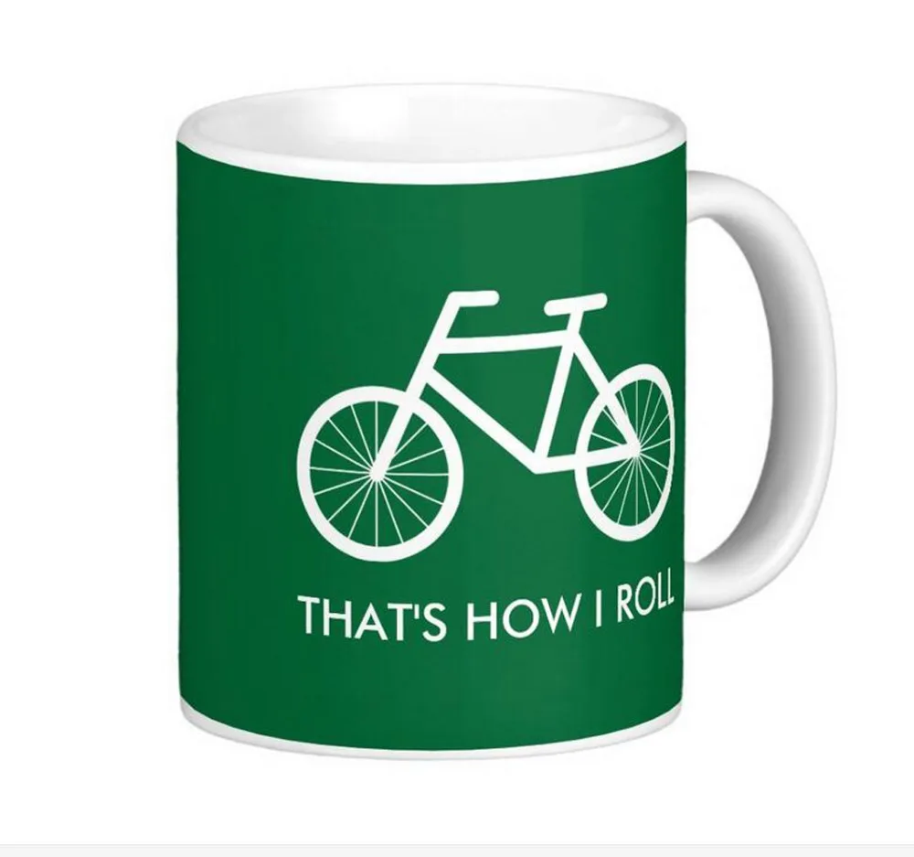 Funny bicycle for bike riding enthusiasts White Coffee Mugs Tea Mug Customize Gift By LVSURE Ceramic Mug Travel Coffee Mugs