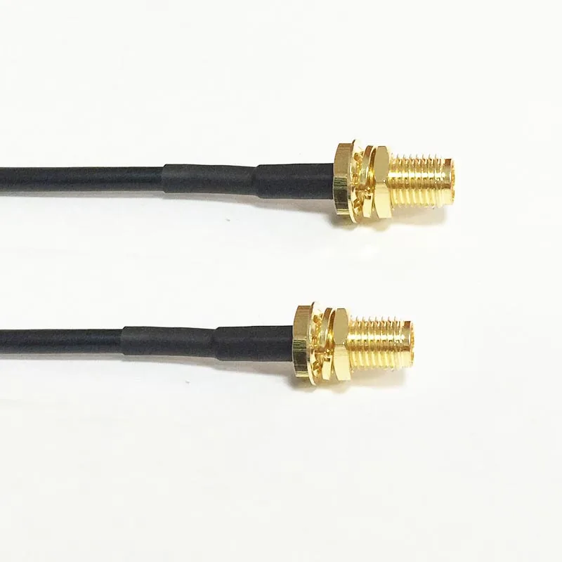 Cabo Router WiFi com SMA Fêmea Jack Nut, Interruptor Pigtail, RG174, 20cm, 8 "Adaptador, Atacado