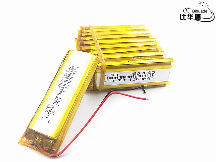 Liter energy battery Good Qulity 3.7V,1100mAH 802060 Polymer lithium ion / Li-ion battery for tablet pc BANK,GPS,mp3,mp4