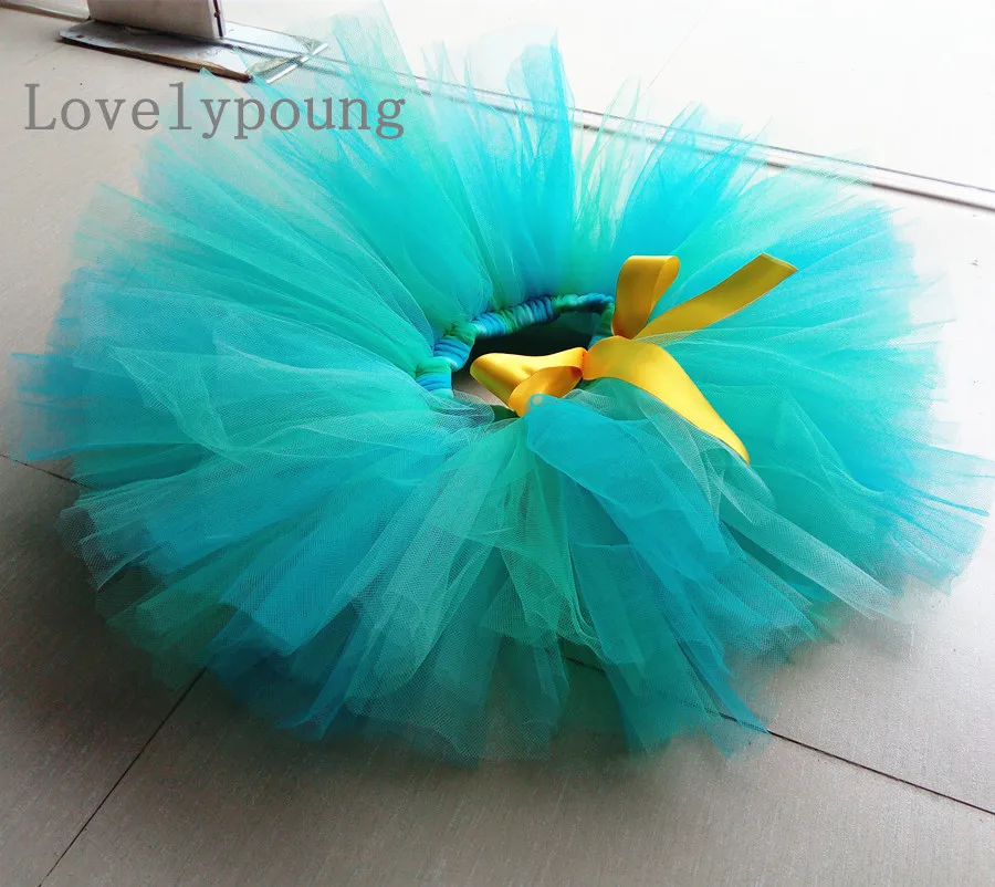 Girls Fluffy Tutu Skirt Green Tutu Ballet Tutu Skirt Birthday Gift Costume Dance Tutu Skirt