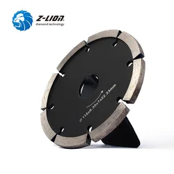 Z-LION 115mm Tuck Point Diamond Blade 6mm Thickness Segment Diamond Cutting Saw Blade Grinding Disc for Concrete Stone