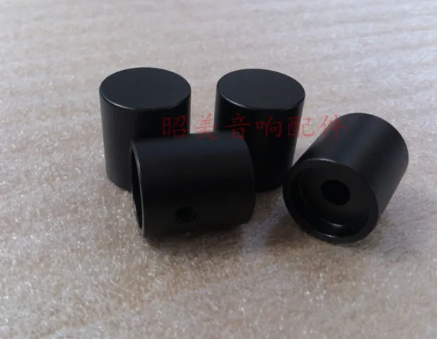2 Cái/lốc Đường Kính 20Mm, cao 22Mm Hợp Kim Nhôm Nguyên Khối Núm Tập Chiết Áp Nút Vặn HIFI Khuếch Đại Âm Thanh Nổi Núm Ty Cho Hifi