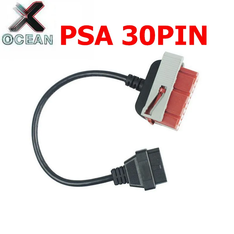 Lexia3 30pin cable Lexia 3 PSA 30pin cable Lexia 3 30 pin to OBD 30 pin cable For Citroen/for Peugeot best price